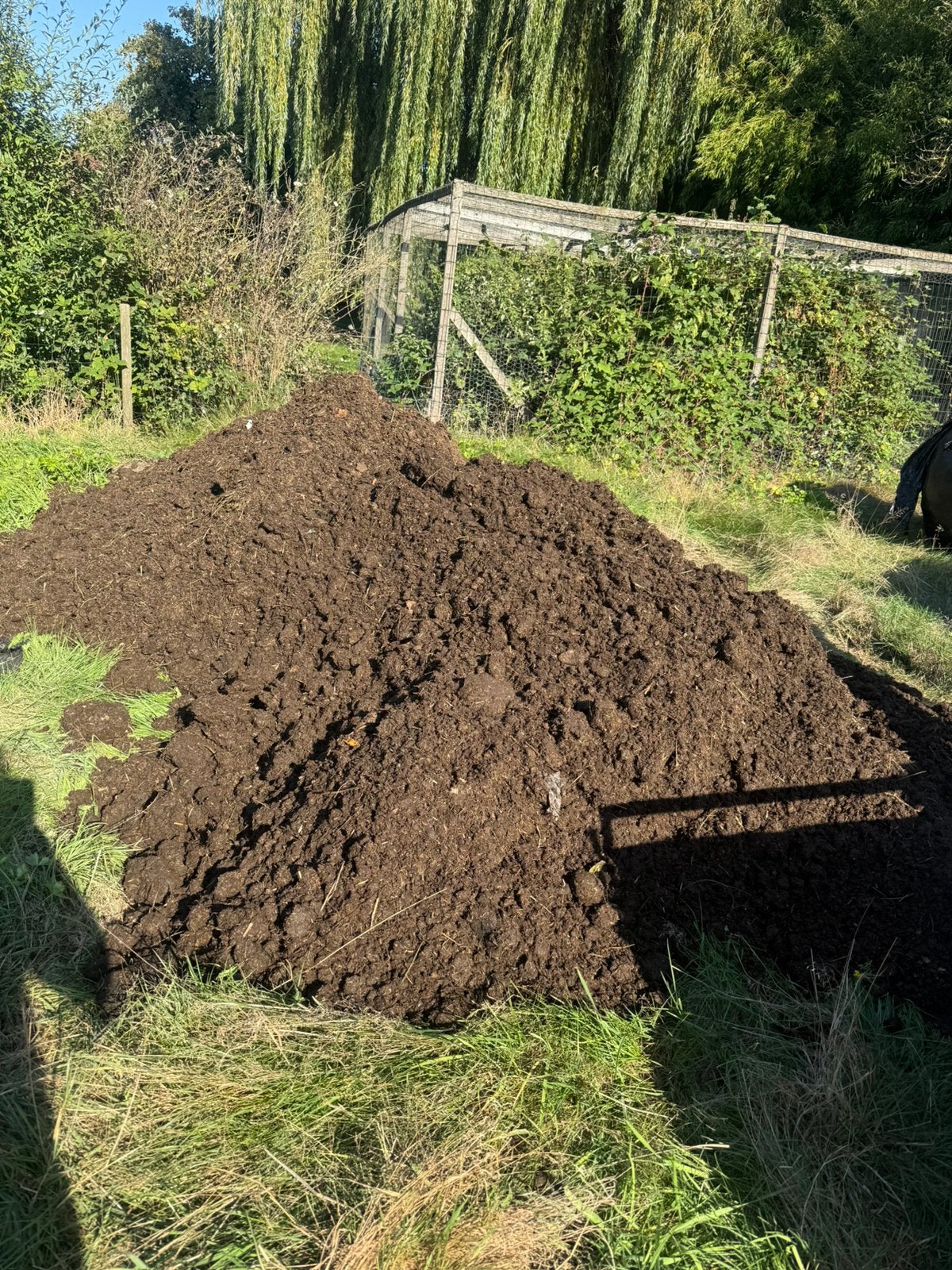 Paarden mest, Enlèvement, Fumier