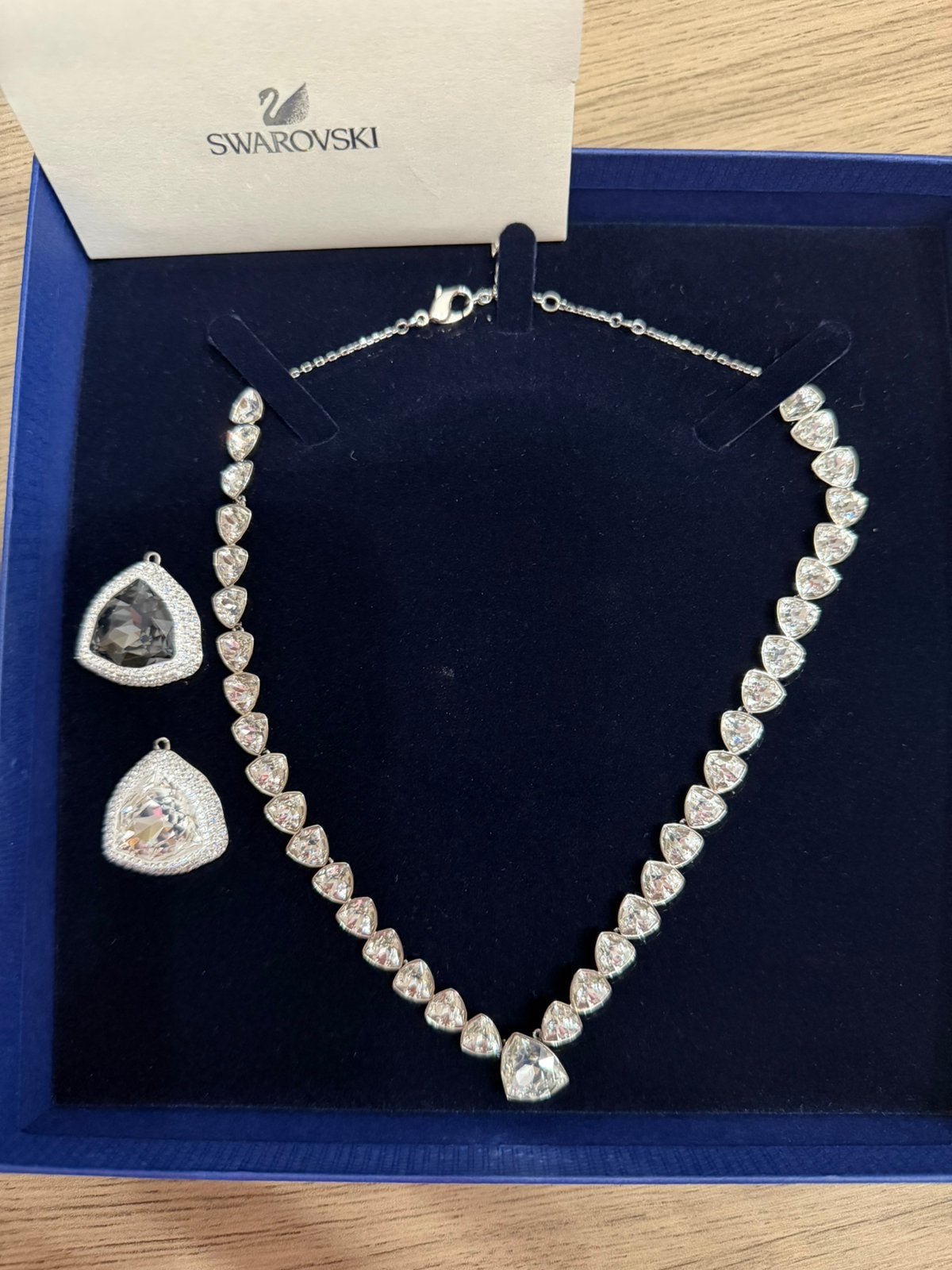 Halsketting Swarovski, Ophalen, Nieuw, Zilver, Zilver
