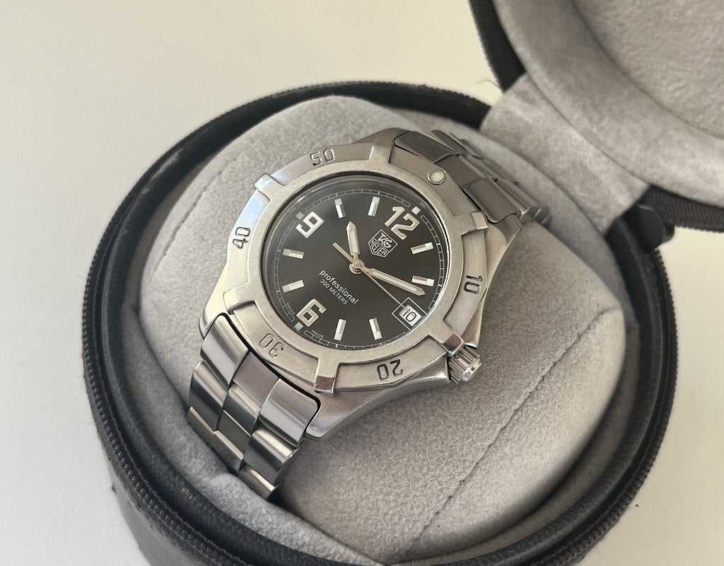 TAG Heuer 2000 Exclusive - WN1110 - incl. box, Montre-bracelet, Enlèvement ou Envoi, Acier, Acier