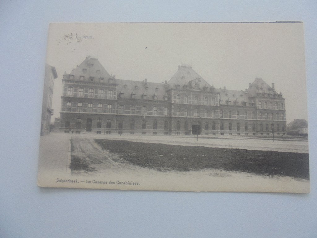 schaarbeek- kazerne  van de carabiniers, Enlèvement ou Envoi, Avant 1920, Affranchie, Bruxelles (Capitale)