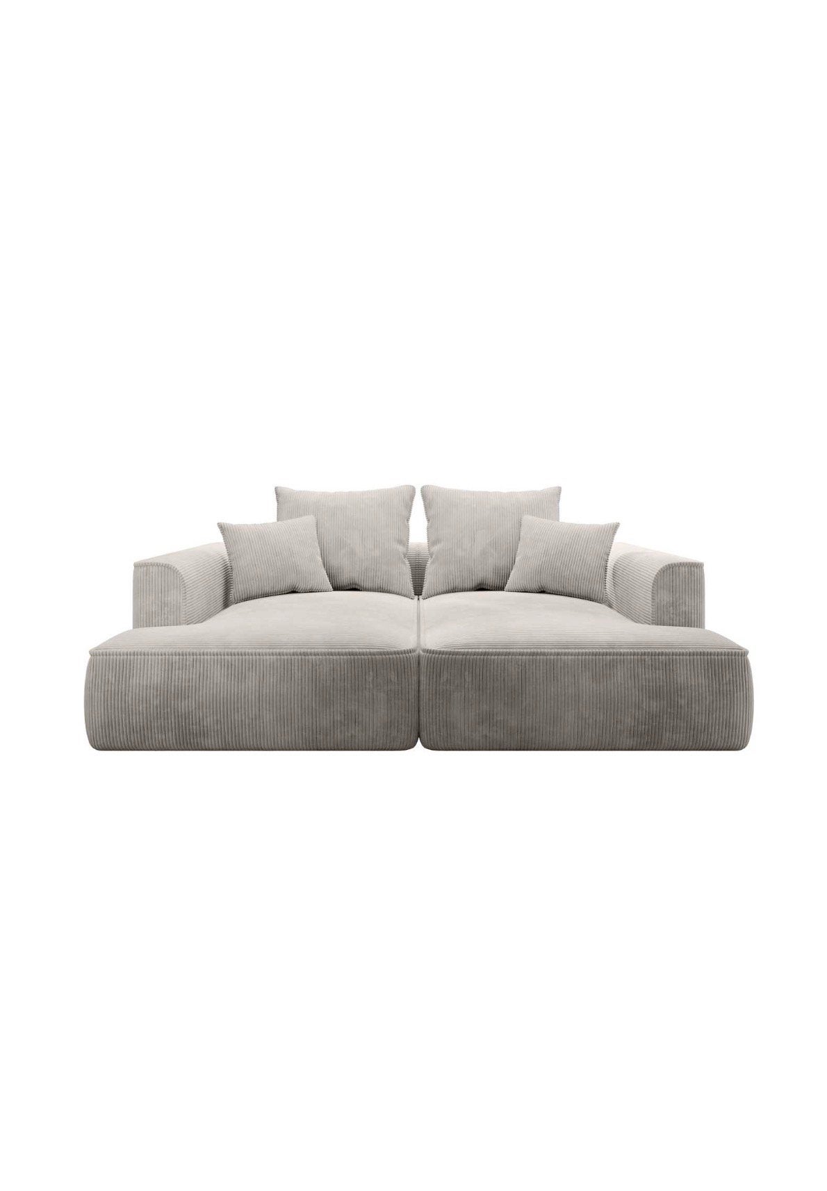 corduroy luxueuze zetel met diepe zitvlakken., Huis en Inrichting, Ophalen, Rechte bank, 200 tot 250 cm, Driepersoons