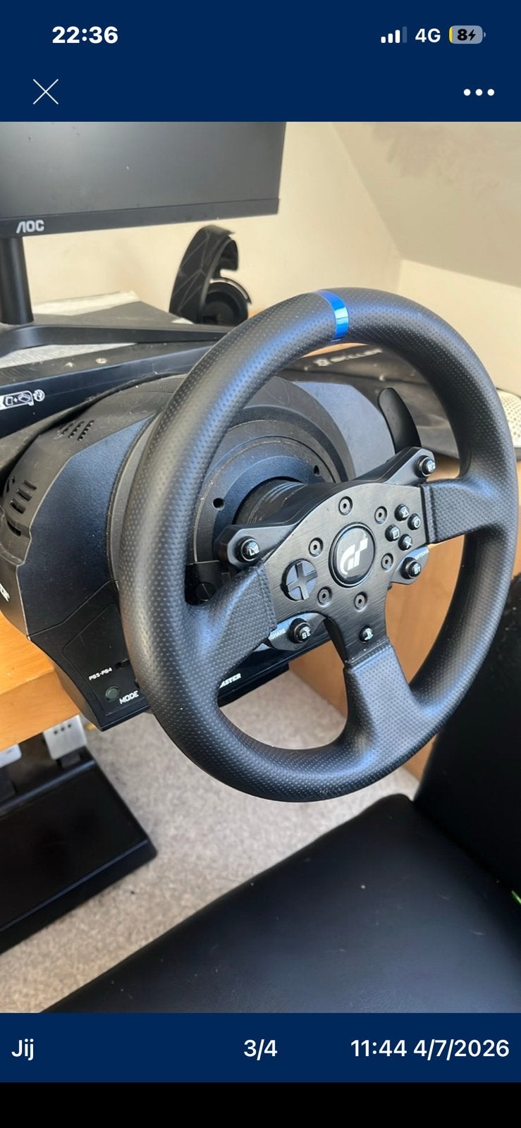Thrustmaster t300RS GT, Games en Spelcomputers, Spelcomputers | Sony Consoles | Accessoires, Ophalen, Zo goed als nieuw, Stuur of Pedalen