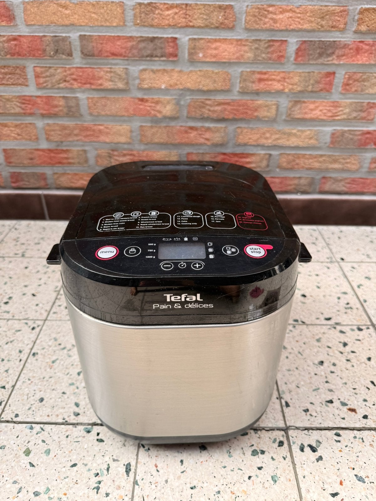 Tefal pain & delices, Elektronische apparatuur, Minder dan 400 gram deeg, Ophalen, Met timer, Gebruikt