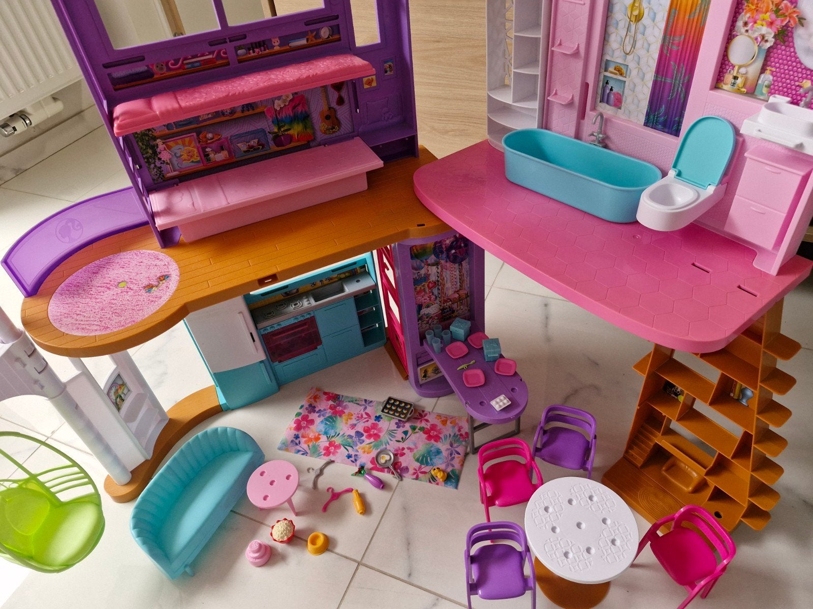 Barbie villa, Ophalen