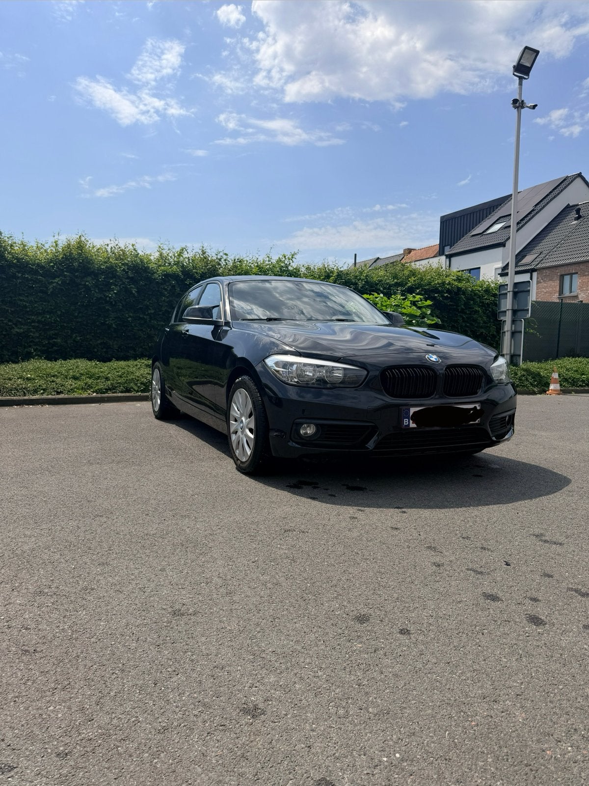 Bmw 116i Black 5 door, Auto's, BMW, Zwart, Parkeersensor, Particulier, 80 kW