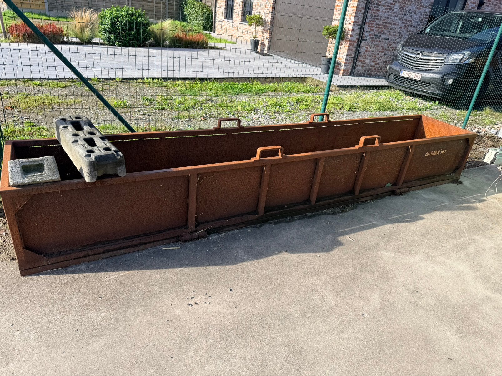 Uitgiet container, Doe-het-zelf en Bouw, Ophalen