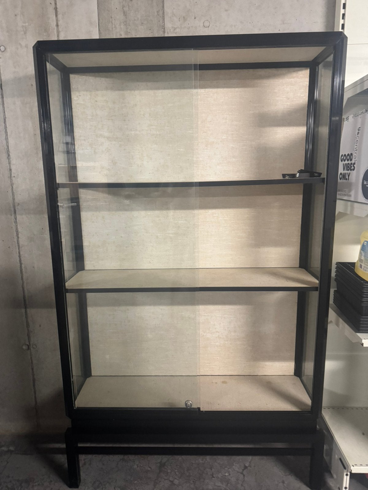 Vitrinekast art deco 200x120, Huis en Inrichting, Kasten | Vitrinekasten, Ophalen, Gebruikt, 100 tot 150 cm, Glas