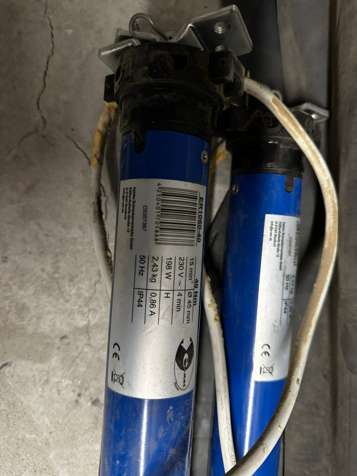 Rolluik motor, Ophalen, Zo goed als nieuw