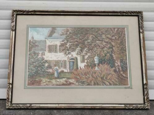 gouache signe paul sterpin, Antiquités & Art, Art | Peinture | Classique, Enlèvement ou Envoi