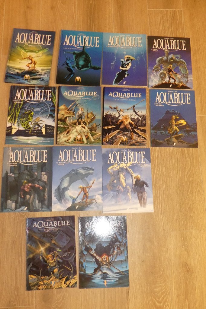 Aquablue reeks, Meerdere stripboeken, Ophalen of Verzenden, Zo goed als nieuw
