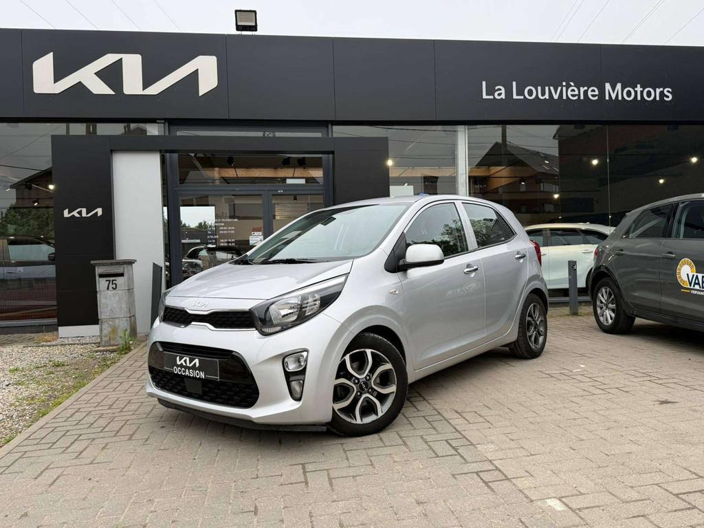 Kia Picanto Picanto 1.0i Pulse ISG*CLIM*NAVI*CAMERA*CAR-PLAY, Auto's, 4 zetels, Stof, Gebruikt, 3 cilinders