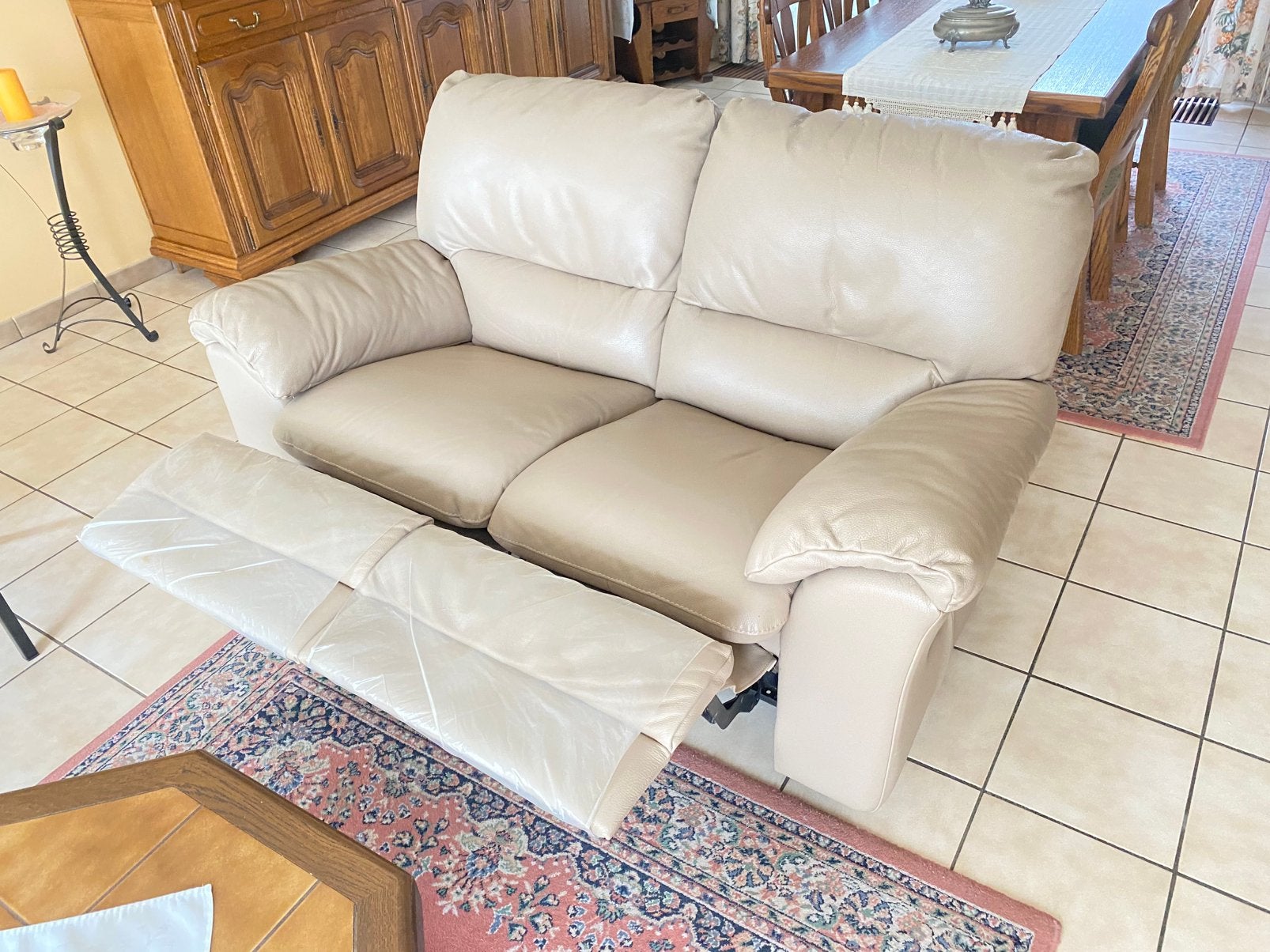 zetel, Enlèvement, Utilisé, Cuir, Modern