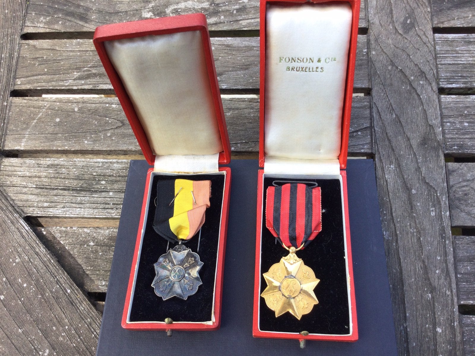 2 medailles samen voor 15€, Ophalen of Verzenden
