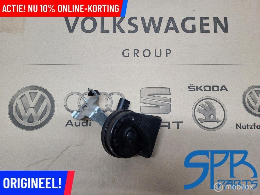 VW GOLF 7 VII Claxon TOETER + HOUDER STEUN RECHTS 5Q0951221, Neuf, Enlèvement ou Envoi, Volkswagen, Volkswagen