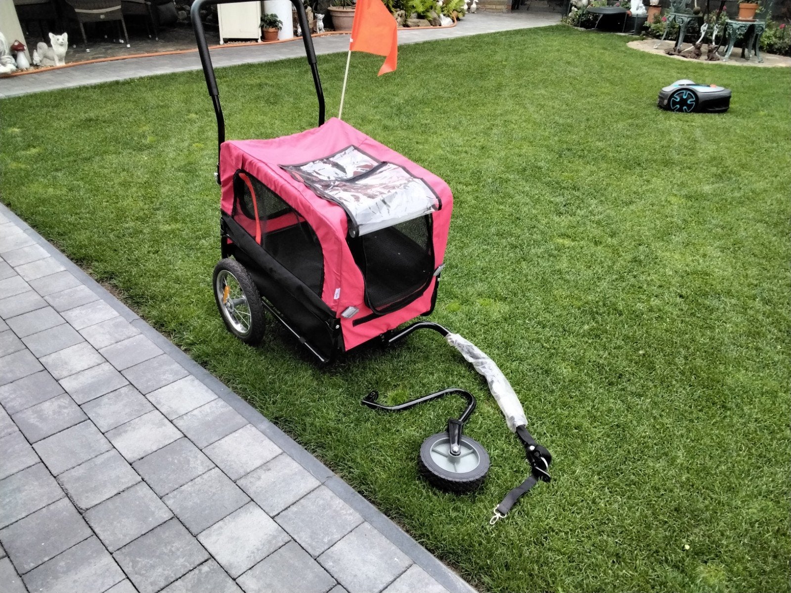 Fiets- en Wandel Hondenkar., Dieren en Toebehoren, Ophalen, Zo goed als nieuw, Hondenfietskar