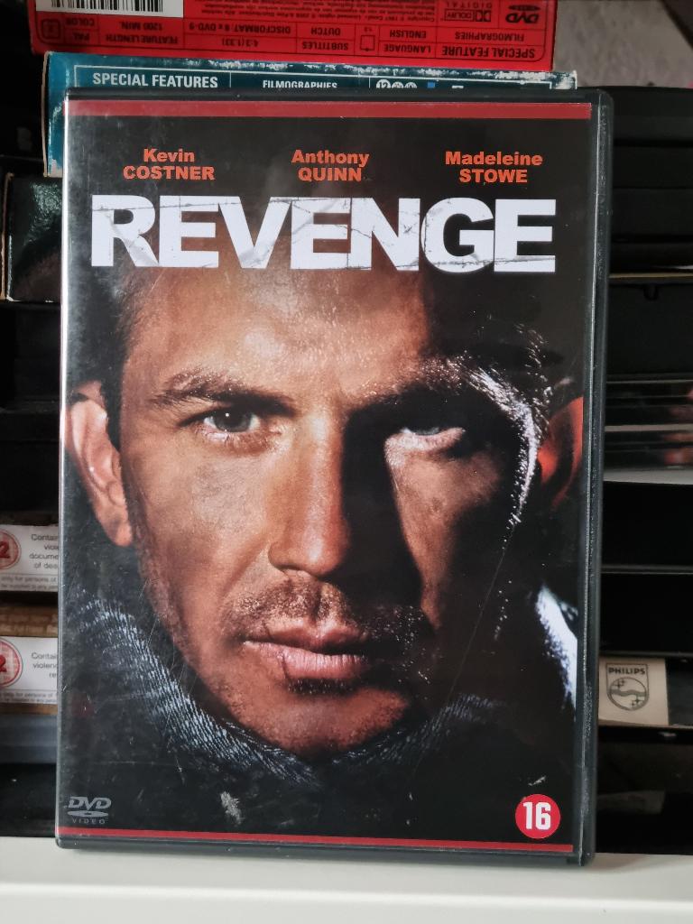 Revenge, Kevin Costner, Anthony Quinn, Madeleine Stowe, Cd's en Dvd's, Ophalen of Verzenden