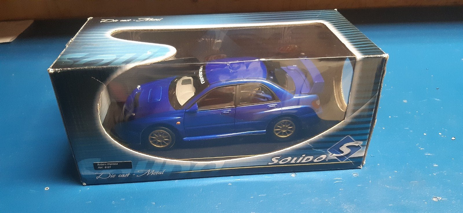 subaru wrc plain body 1:18, Ophalen of Verzenden, Solido