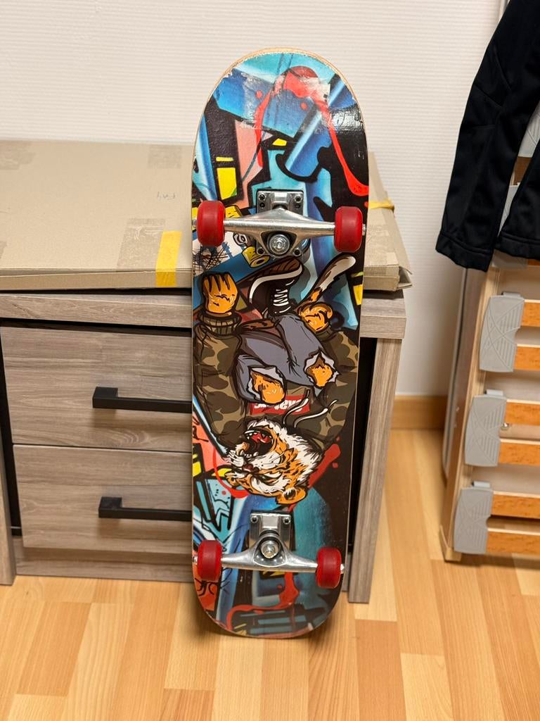 Compleet skateboard met wielen – goede staat, Ophalen of Verzenden, Zo goed als nieuw, Skateboard