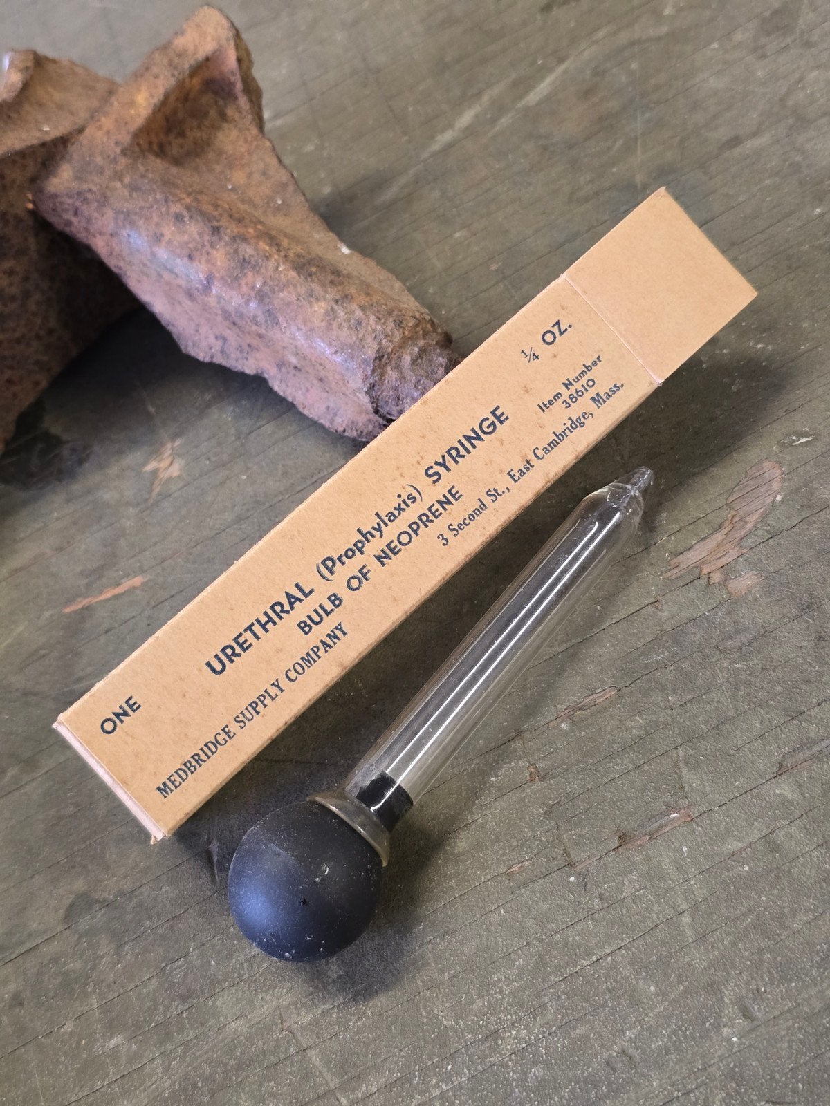 WWII US medical depart urethral syringe 38610, Ophalen of Verzenden