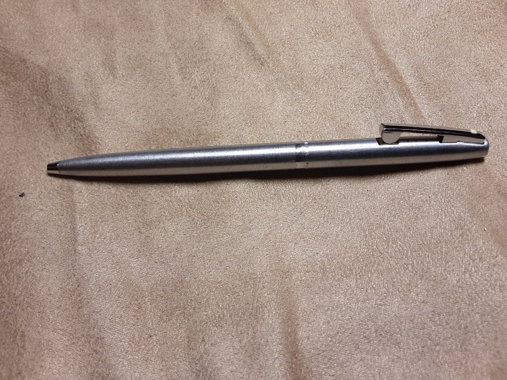 Sheaffer 1970s Imperial ladies BP steel matte finish, Verzamelen, Ophalen, Zo goed als nieuw, Balpen, Sheaffer