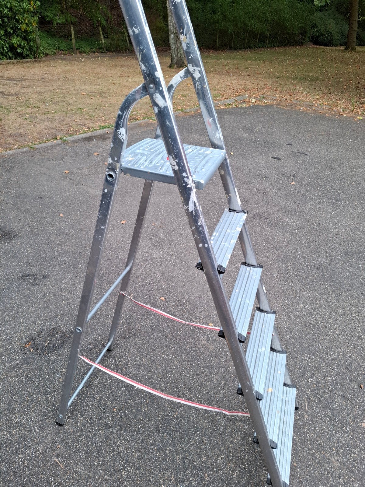 trapladder 6 treden alu opplooibaar, Doe-het-zelf en Bouw, Ladders en Trappen, Ophalen, Trap