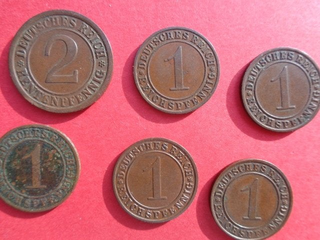 Munten 1 Reichspfennig jaren 30 , aan 2 € / stuk, Enlèvement ou Envoi, Allemagne, Monnaie en vrac