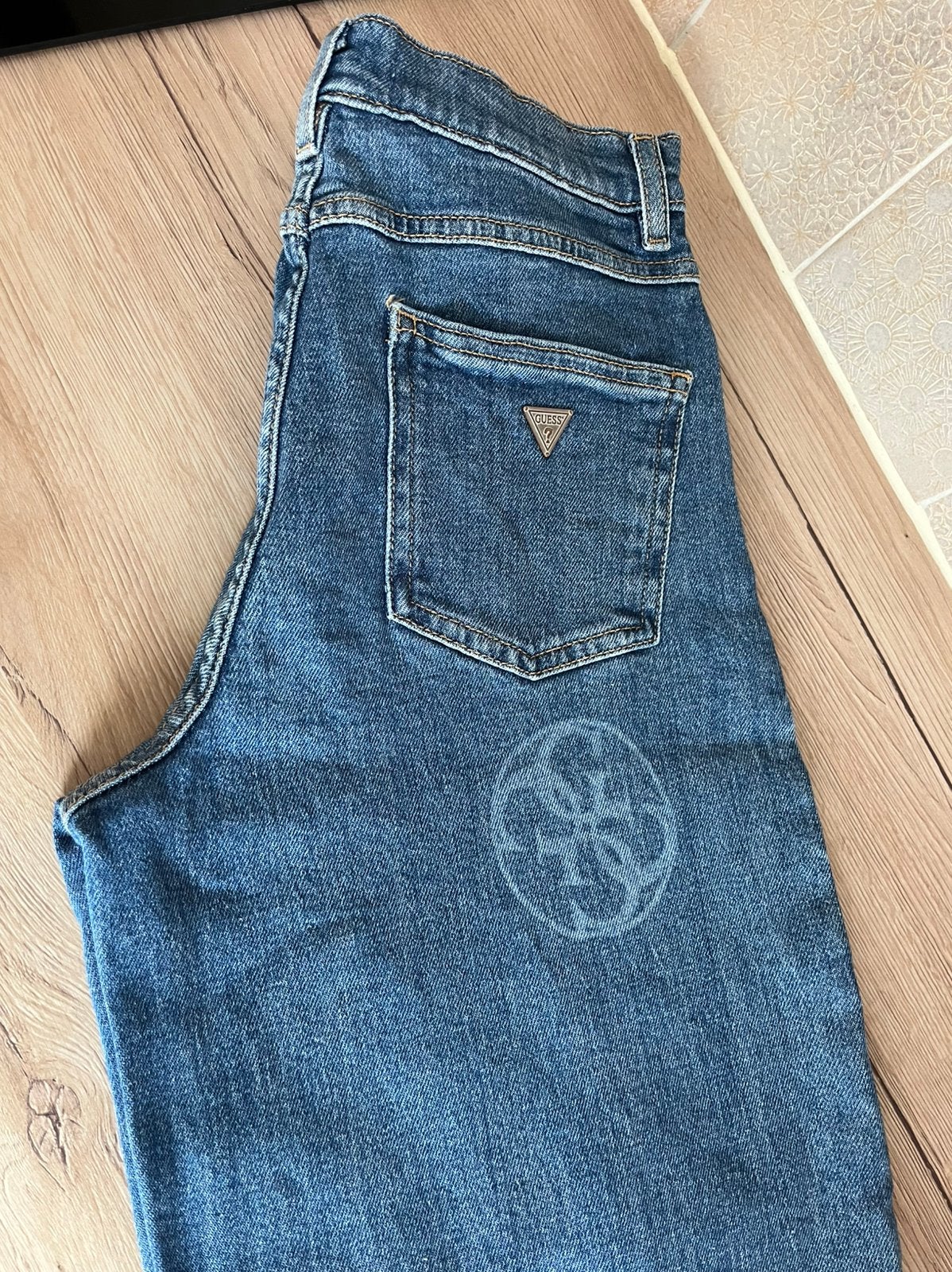 Guess Jeans meisje 14 jaar, Kinderen en Baby's, Broek, Meisje, Ophalen of Verzenden, Zo goed als nieuw