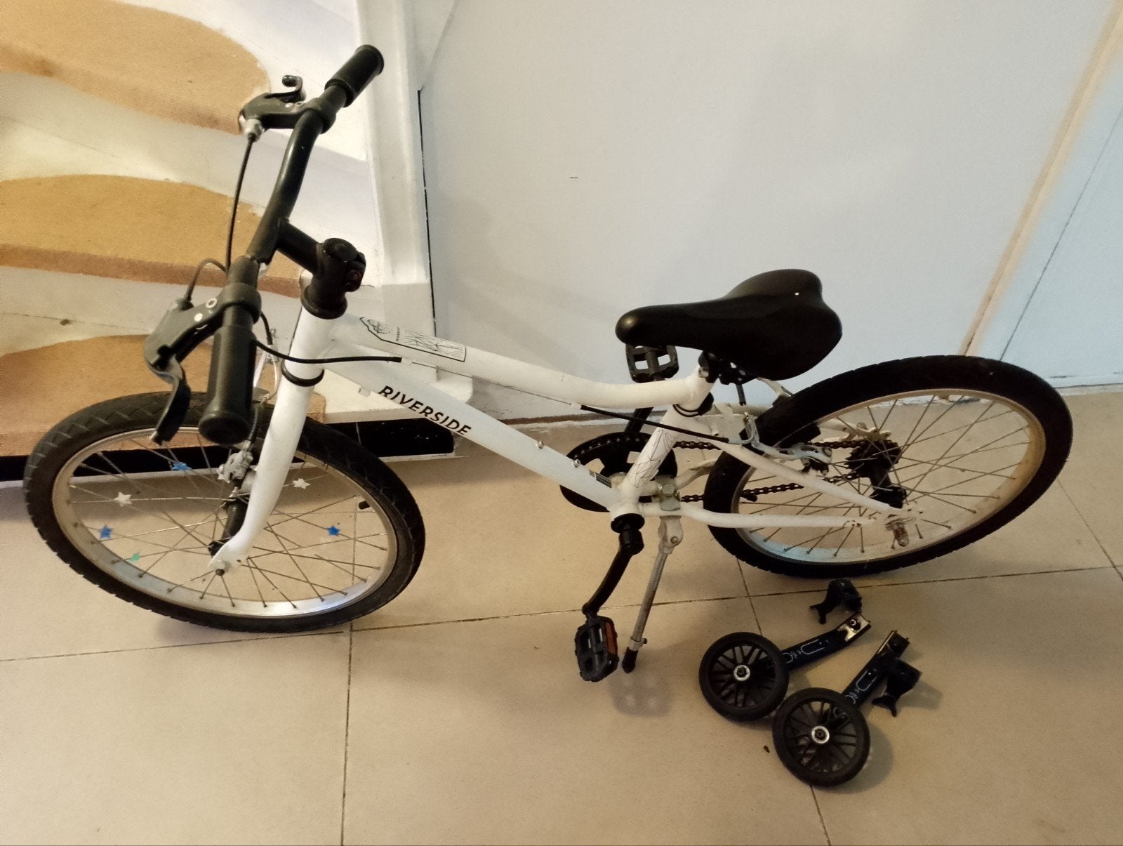 Kinder fiets, Fietsen en Brommers, Ophalen, Zo goed als nieuw, 20 inch of meer