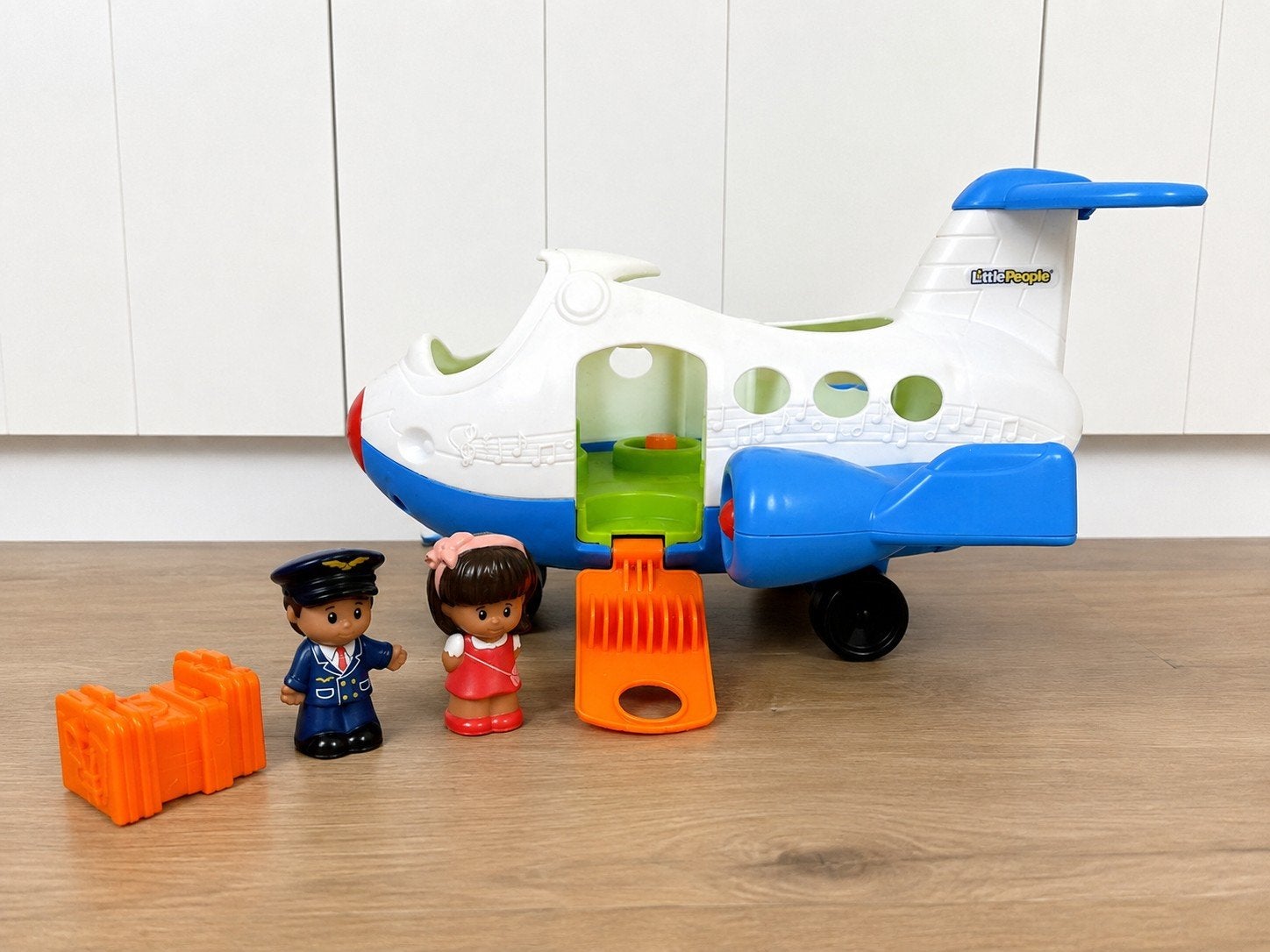 Fisher Price Little People vliegtuig, Kinderen en Baby's, Ophalen of Verzenden, Zo goed als nieuw, Auto of Voertuig, Met geluid