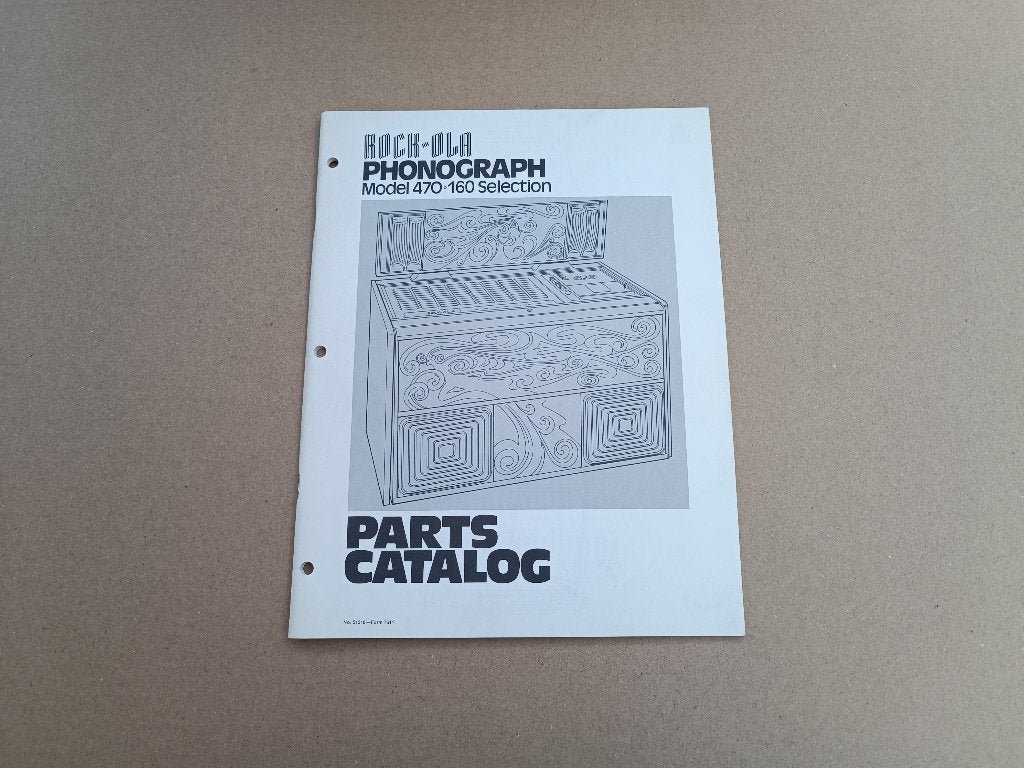 Parts Catalogus Rock-Ola 470 (1977) jukebox, Verzenden
