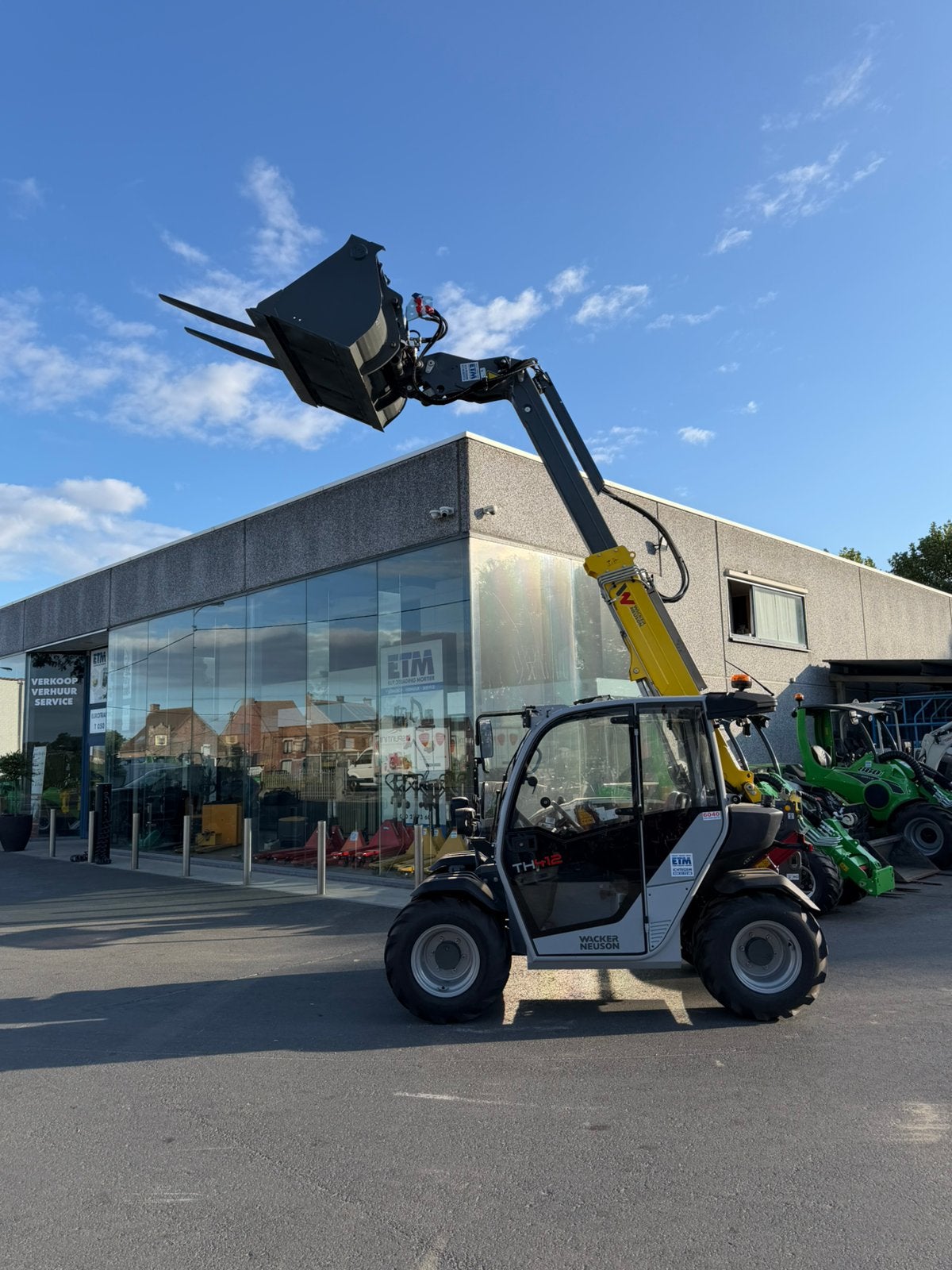 Verreiker Wacker Neuson TH412, Enlèvement