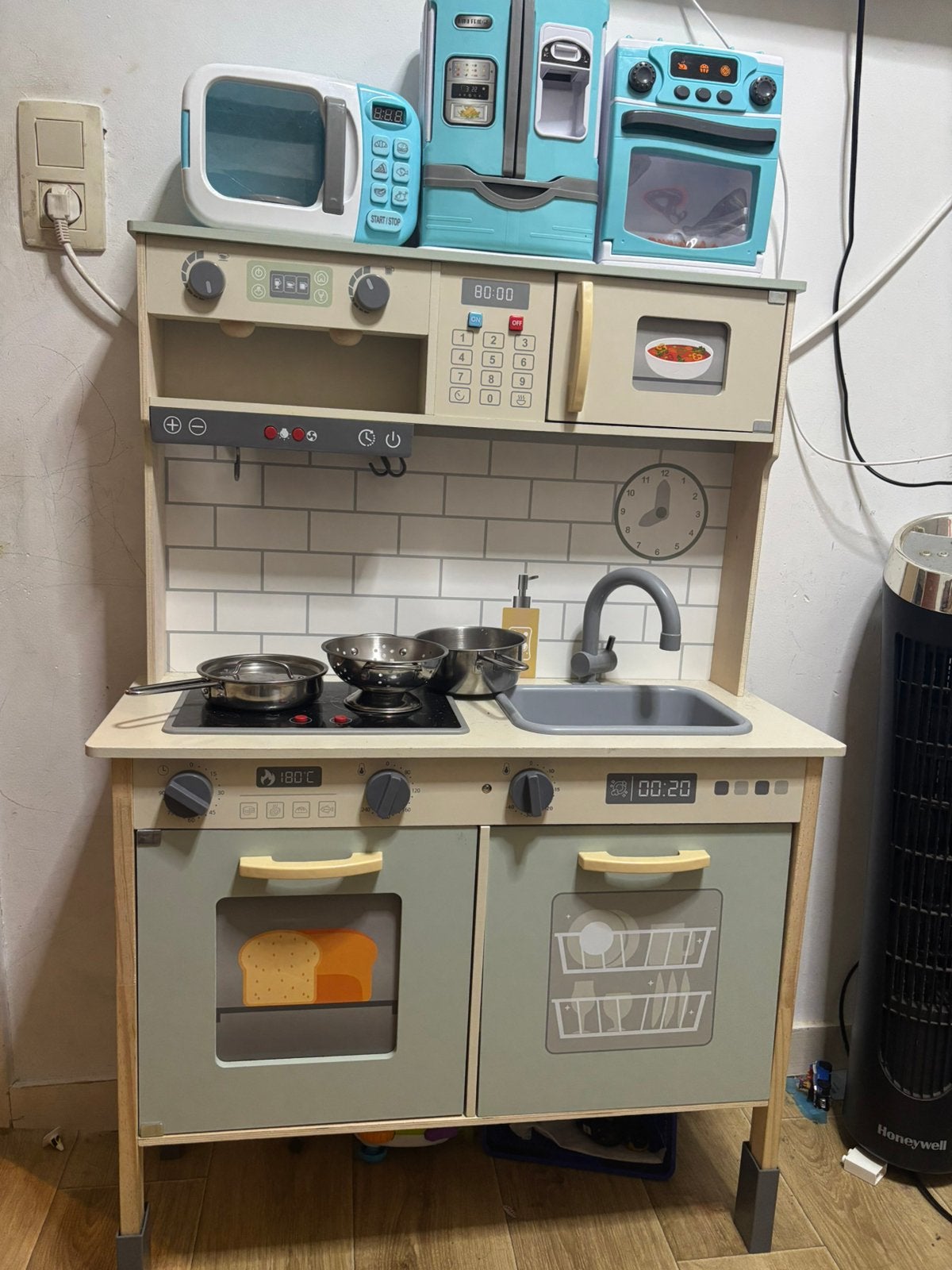 Houten speelgoed keuken, Ophalen, Gebruikt, Hout, Speelkeuken