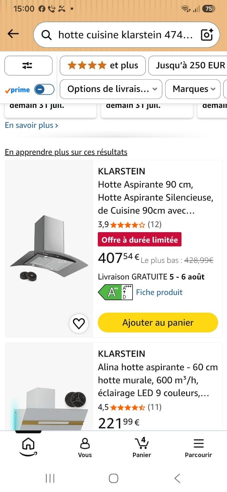 Hotte Aspirante, Electroménager, Enlèvement