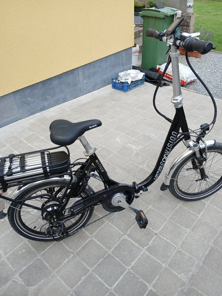 Electrische plooifiets E VISION, Fietsen en Brommers, Elektrische fietsen, Ophalen, Zo goed als nieuw, 50 km per accu of meer