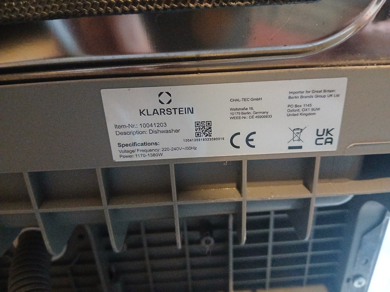 Mini vaatwasser slechts 1 jaar gebruikt!Klarestein, Elektronische apparatuur, Ophalen