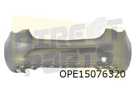 Opel Astra J (12/09-10/15) achterbumper (Te spuiten) Origine, -, Verzenden, -, Opel