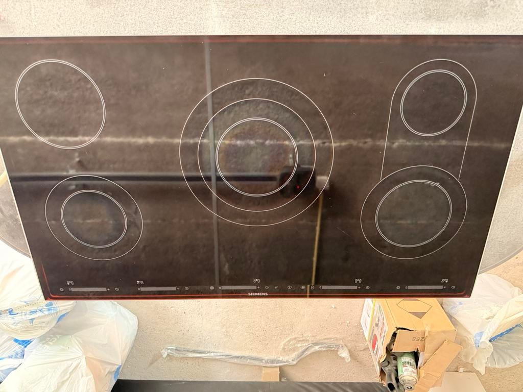 Taque vitrocéramique Siemens 90cm, Electroménager, Enlèvement, Comme neuf