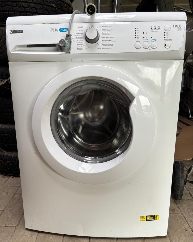 Machine à laver ZANUSSI LINTO 100 6KG, 1200 à 1600 tours, 6 à 8 kg, Classe énergétique A ou plus économe, Chargeur frontal