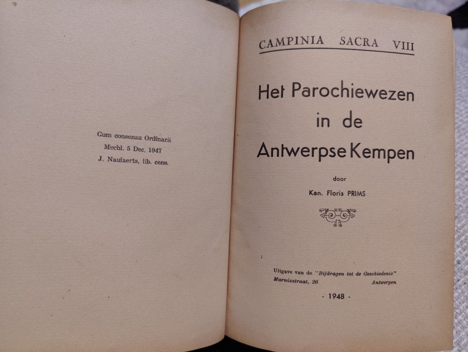 Campinia Sacra VIII : paroisses de la Campine anversoise, Enlèvement ou Envoi, Floris Prims
