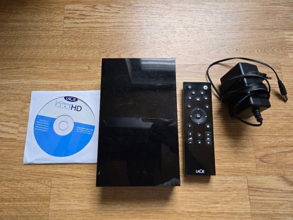 LACIE harde schijf met multimediaback-up van 2 TB, Computers en Software, Harde schijven, Ophalen, Gebruikt, HDD, 2 TO