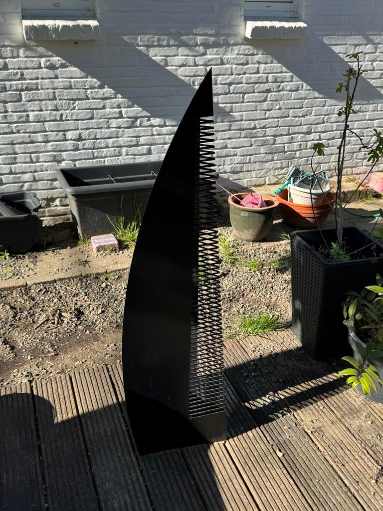 Metalen cd toren, Huis en Inrichting, Woonaccessoires | Cd- en Dvd-rekken, Ophalen, Gebruikt