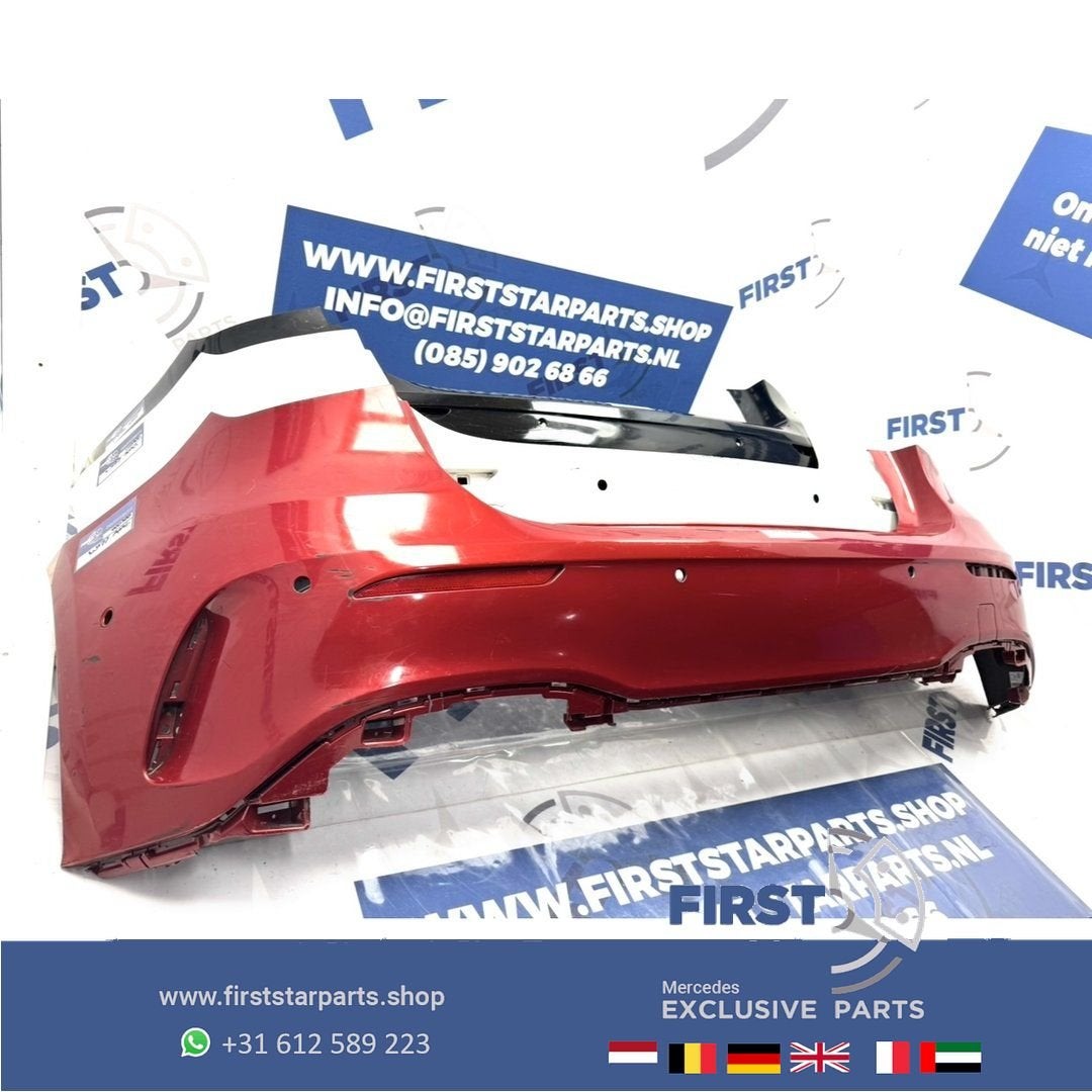 A1778851301 W177 ACHTERBUMPER A KLASSE AMG BUMPER ZWART/WIT/, Gebruikt, -, Ophalen of Verzenden, Achter