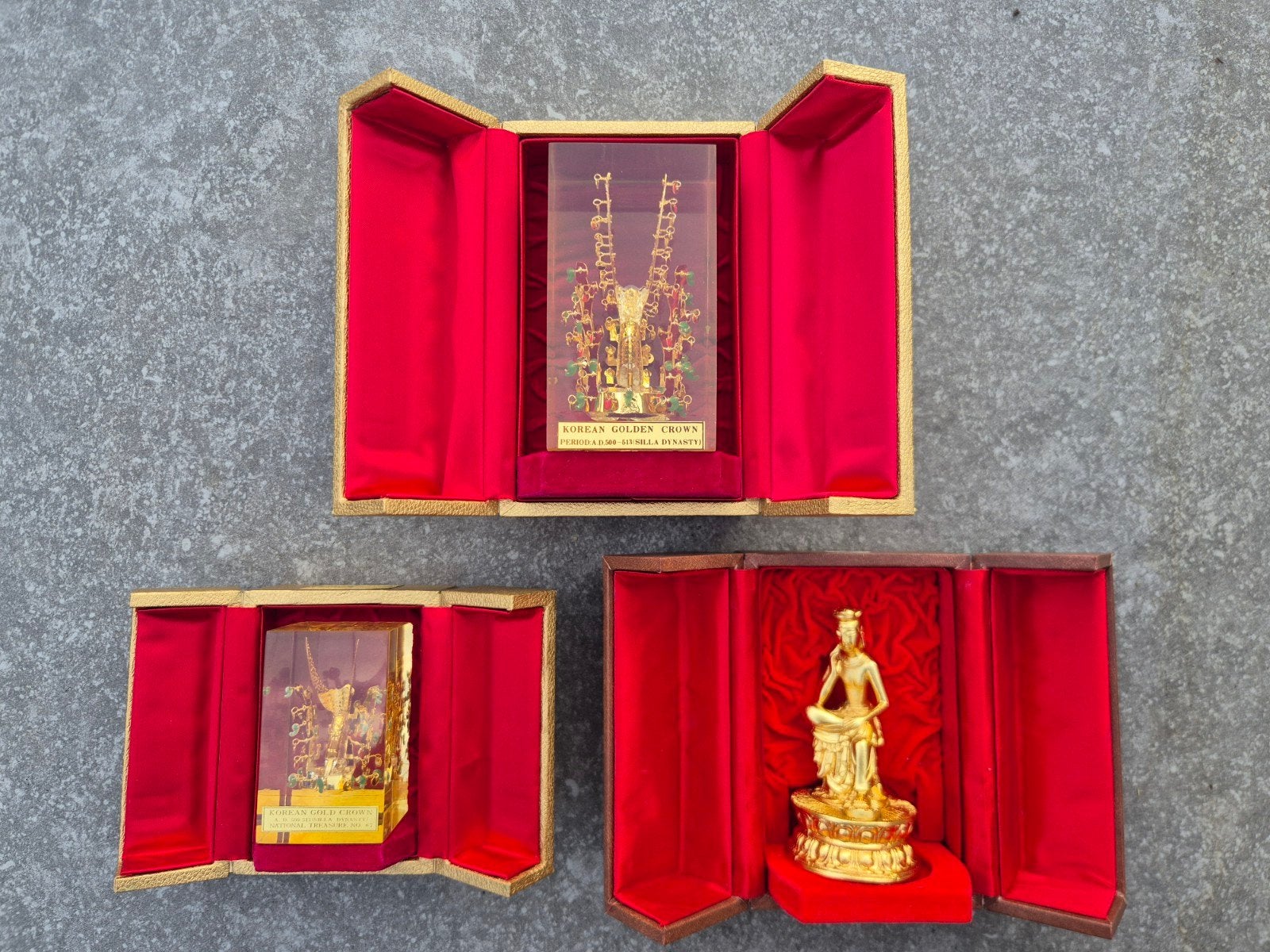 Prachtige Set Koreaanse Rijksmonumenten (Silla Dynastie), Ophalen of Verzenden