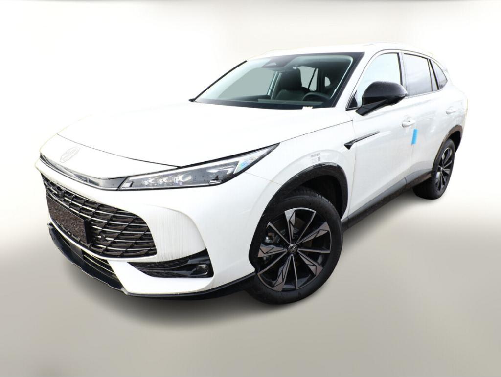 MG HS HEV+ (hybrid+) Comfort et Luxury, Auto's, MG, Lichtsensor, 4 cilinders, Zwart, Leder