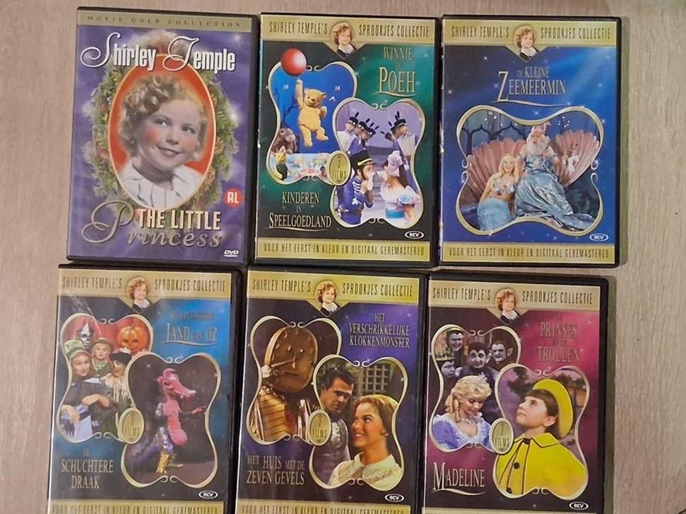 10 films met Shirley Temple op dvd, Overige genres, Ophalen of Verzenden, Zo goed als nieuw, Vanaf 6 jaar