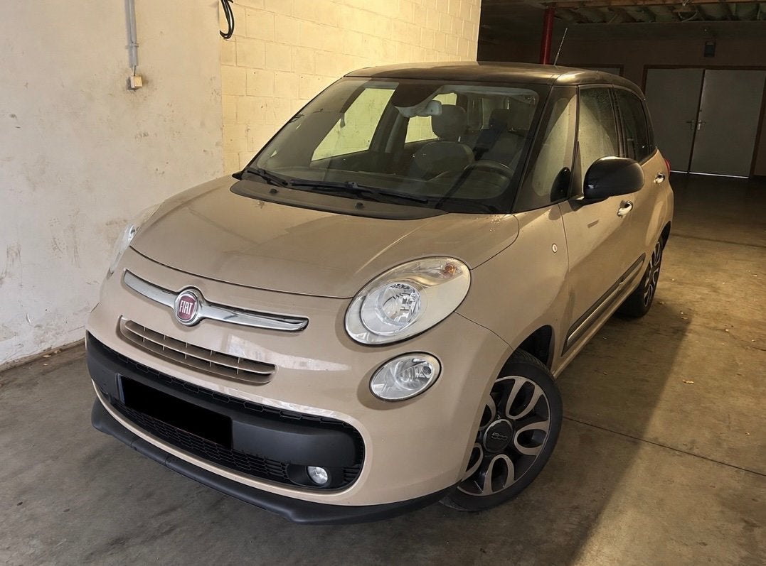 FIAT 500L 1.3 MULTIJET/1EIGENAAR/PANORAM DAK+LED/KEURING OK, Auto's, Euro 5, Beige, 4 cilinders, Beige