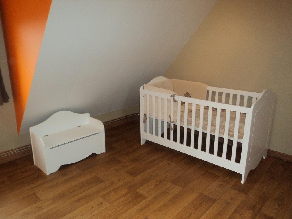 Lit bébé en bois, Ophalen, Gebruikt, Ledikant