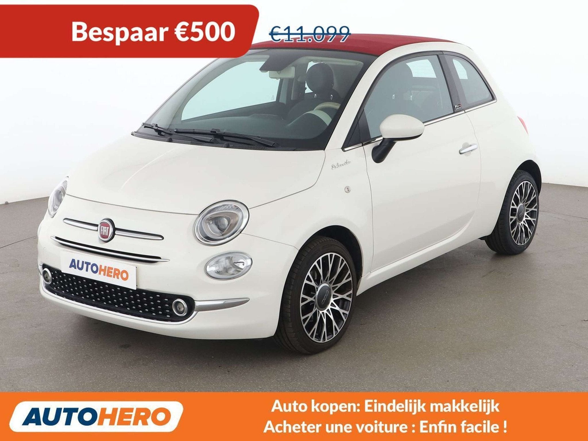 Fiat 500C 1.0 Mild-Hybrid Dolcevita, Autos, Electronic Stability Program (ESP), Achat, Euro 6, Boîte manuelle