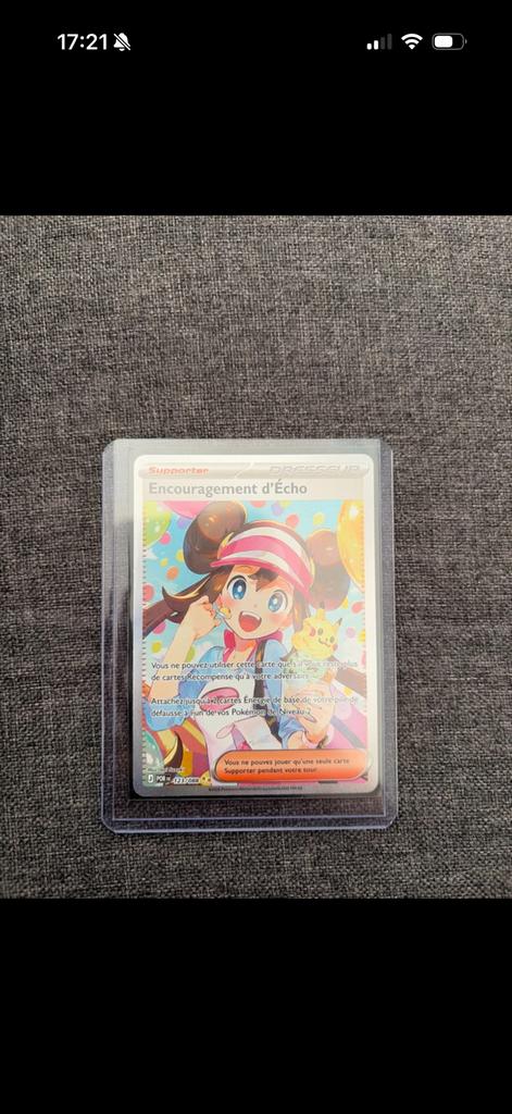 Carte Pokémon encouragement d’Écho, Enlèvement, Neuf, Booster