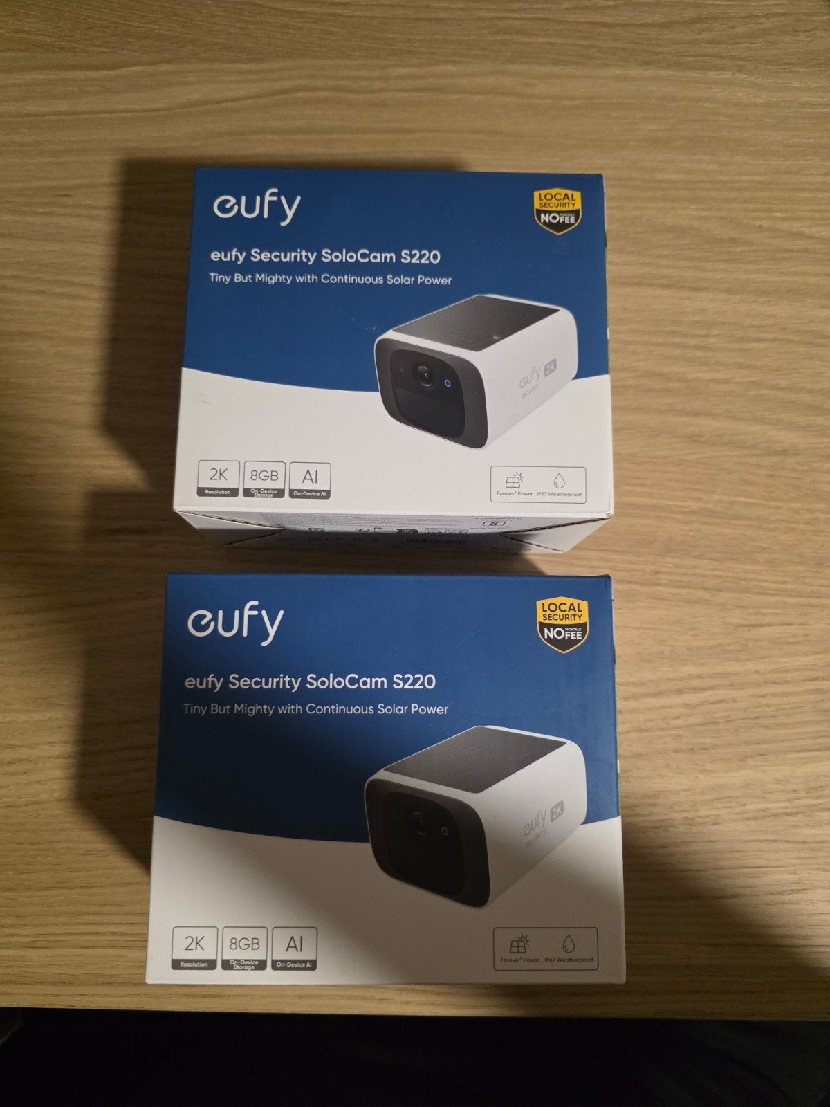 Eufy Solocam s220 zonne-energie, Audio, Tv en Foto, Videobewaking, Ophalen